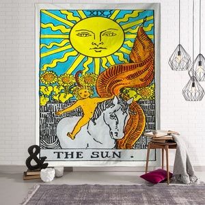 The Sun Tarot wall hanging